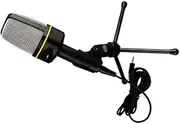 Mikinona Retro Computer Microphone with Tripod Interference Design for Music Recording Karaoke Singing and Audio Chat Compatible Laptop