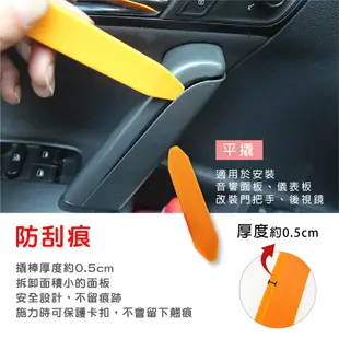 汽車音響面板拆卸工具/汽車內裝拆裝工具/汽車內飾冷風口拆裝工具/維修拆裝撬板/型號:137【FAV】 (8.5折)