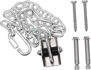 CIYODO 1 Set Swing Hook Heavy Duty Hooks Swing Hanging Chain Hangers Heavy Duty Swing Hammock Chain Swinging Hammock Chair Hammock Chair Hanger Swing Hanging Kit Silver Stainless Steel
