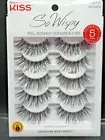 (1 Set) KISS Lashes So Wispy False Eyelashes #56727 KPLM03 - 5 Pair Eyelashes
