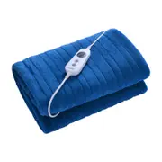 Dreamaker Coral Fleece Heated Throw Classic Blue 180x200cm