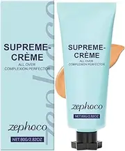Creme All-Over Complexion Perfector – Long-Lasting CC Cream Foundation - Waterproof & Transfer-Resistant Skin Tint - 1 Oz (Tan, 1pc)