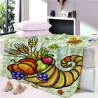 Conch Apple Pear Light Shadow 3D Warm Plush Fleece Blanket Picnic Sofa Couch