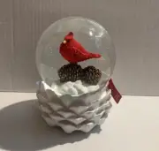 Martha Stewart Christmas SnowGlobe Cardinal SnowGlobe Musical