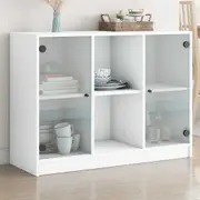 vidaXL Sideboard White 102x37x75.5 cm Engineered Wood