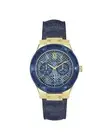 Guess Blue Dial GoldTone Watch U0076L1 Women Watches