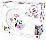 Squish Mallows Breakfast Set (Bowl, Cup, Plate)