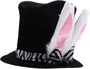 [TINEASUR] Easter Bunny Ears Hat Top Hat Easter Headdress Women's Fascinators Easter Hat Decoration Bunny Ear Hat Easter Hat Kit Easter Party Hat Bunny Hat Rabbit Hats Rabbit Headgear Cloth
