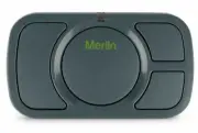 Merlin FOUR BUTTON CAR VISOR REMOTE CONTROL GARAGE DOOR OPENER Slimline Design