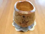 Exquisite Hand Turned Spalted Birch Centerpiece Decorative Wood Bowl Table Art