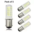 5pcs Ba15d B15 Bayonet Base Led Bulb 64-2835 6W 220V Ceramics Light White/Warm H