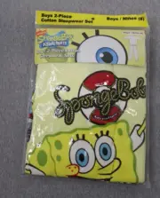 Nickelodeon SPONGEBOB SQUAREPANTS Boys Pajamas 2 piece Sleepwear Size 8