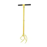 EVEAGE Cultivators 39"H Adjustable Hand Tiller Garden Claw Twist Tiller Sturdy