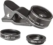 ARTIBETTER Mobile Phone Camera Lens Fish-Eye Super Wide Angle Macro Lens Professional High Definition for Smartphones Stylish Easy to Clean