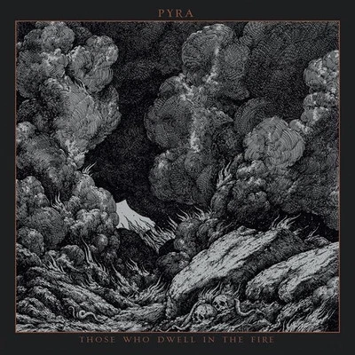 PYRA - THOSE WHO DWELL IN THE FIRE OPAQUE WHITE / BLACK SWIRL WITH GO - O600z
