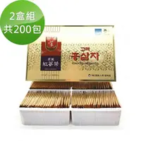 在飛比找PChome24h購物優惠-【韓國高麗】養生紅蔘茶包100包(2盒組；共200包)