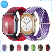 Elastic Nylon Strap For Apple Watch Band 38mm 40mm 41mm Unisex Sport Wristband