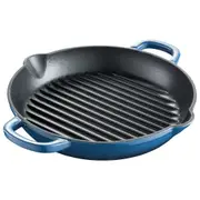 Baccarat Le Connoisseur Cast Iron Round Grill Pan Ink - Robins Kitchen
