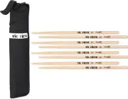 Vic Firth American Concept Freestyle Drumsticks with Stick Bag - 5B, 4-pack