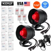 KERUI Tuya Smart WIFI Wireless Security Alarm System Siren Home Burglar Horn Kit