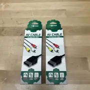 Tomee AV Cable For Microsoft Xbox Console 6-Foot Wire (2 PACK)