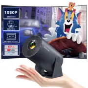 Mini Projector Built in Android TV 11.0 Portable Smart Projector with Wifi an...