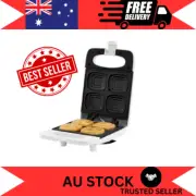 Mini Jaffle Maker Non-Stick Coated Plates, Slip Resistant Feet, Stands up right