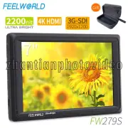 Feelworld FW279S 7'' IPS 2200nit Field Monitor 3G-SDI 4K HDMI for DSLR Camera