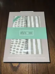 Ely's & Co. Water Resistant Jersey Cotton Bassinet Sheet Set 2 Pack