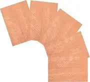 Generic 5 Sheets Removable Wood Texture Stickers for Sand Table Model Durable Wood Wallpaper for DIY Decor for Architecture and Model Building