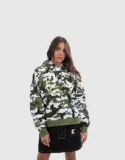 Karl Kani Signature camo Hoodie Hoody womens $75 Retail