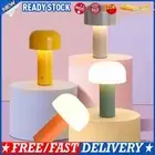 LED Mushroom Table Lamp USB Rechargeable Touch Lamp for Bedroom Living Room
