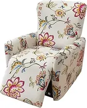 Stretch Recliner Couch Cover 4-Pieces 1Seat Recliner Chair Slipcovers with Pockets Sofa Cover Recliner Lazy Boy Furniture Protector for Living Room (Color : #10)