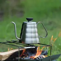 在飛比找蝦皮商城優惠-HARIO V60戶外旅行露營登山用不鏽鋼迷你雲朵手沖細口壺