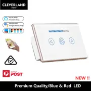 AU Touch wifi Dimmer LED Wall Light switch APP Google Home Alexa Remote Control