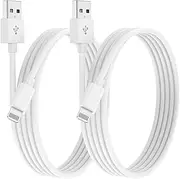 Essri for iPhone Charger Cable 3M 2Pack, Extra Long USB to Lightning Cable 10 Foot, Fast Charging Cord 10 Feet Compatible with iPhone 14/13/12/11 Pro/XR/8/7/6s Plus,iPad Pro/Air/Mini