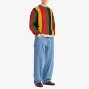 Patta Stripe Honeycomb Knit Jumper