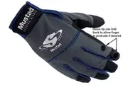 Mustad Heavy Duty Landing Fishing Gloves - Choose Size