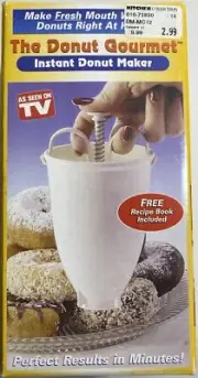 The Donut Gourmet Instant Donut Maker 1999 As Seen On TV ASOTV NOS NIB New InBox