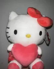 small hello kitty by sanrio valentines 8” plush