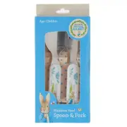 Beatrix Potter Peter Rabbit 2pc Cutlery Set - Classic Peter Rabbit