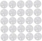 Kisangel 50pcs Repair Replacement Squeakers for Dog Rattle Insert Squeakers Noise Maker Plushies Accessories Noise Inserts Puppet Doll Squeakers Dolls White Plastic