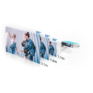 ViewSonic 優派 M1 mini Plus 無線智慧 LED口袋投影機