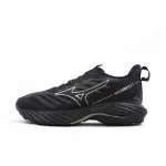 MIZUNO 慢跑鞋 女 WAVE RIDER GTX 2 超寬楦 黑 J1GD248021