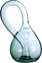 Handmade Glass Klein Bottle