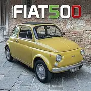 Fiat 500 Calendar 2025 Square Car Wall Calendar - 16 Month