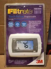 Filtrete Model 3M30 Touch Screen 7-Day Programmable Thermostat Energy Saver 3M