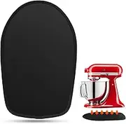 for Kitchen Aid Mixer Sliding Mat - Slider for Kitchen Aid Artisan 4.5-5 Qt Tilt-Head Stand Mixer, Mover Mixer Slider Pad for Kitchen Aid Attachment Kitchen Appliance Countertop Accessories Black