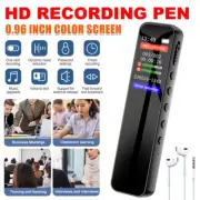 Mini Digital Voice Activated Recorder Sound Audio Recording Device w/Earphones