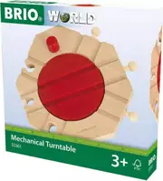 Brio World - Wooden Train Tracks Mechanical Turntable